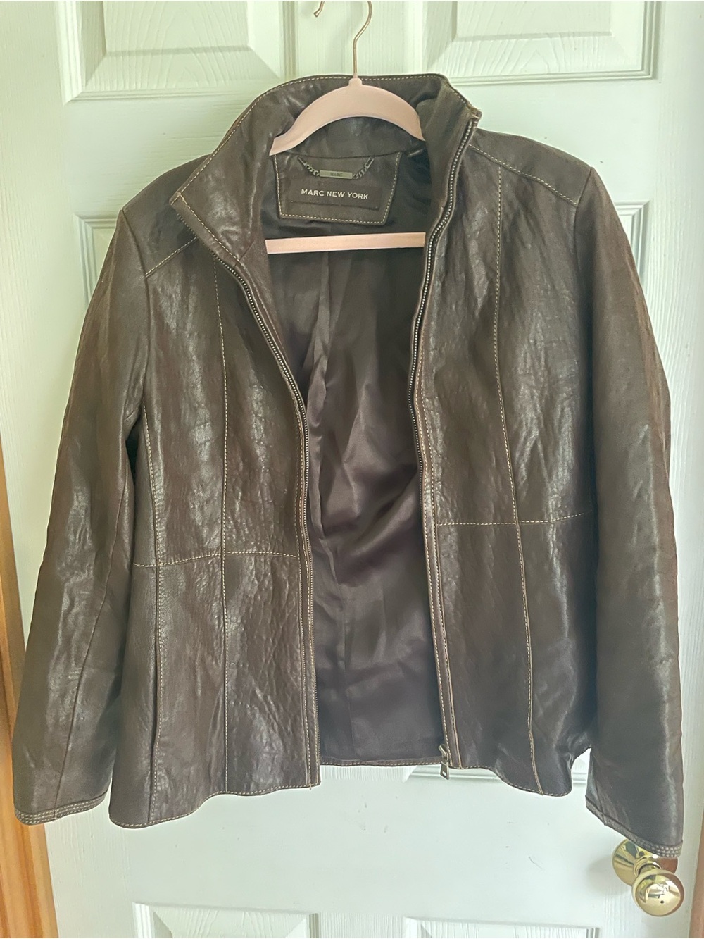 Marc New York Women’s S Brown Leather Jacket